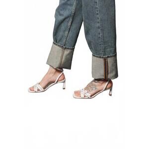 NEW HALMANERA women's tami kitten heels in baron tofu